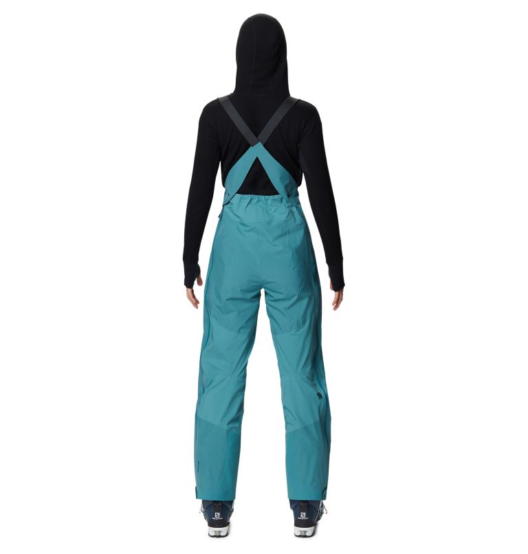 Women's High Exposure Gore-Tex C-Knit Bib, Color: Washed Turq, image 2