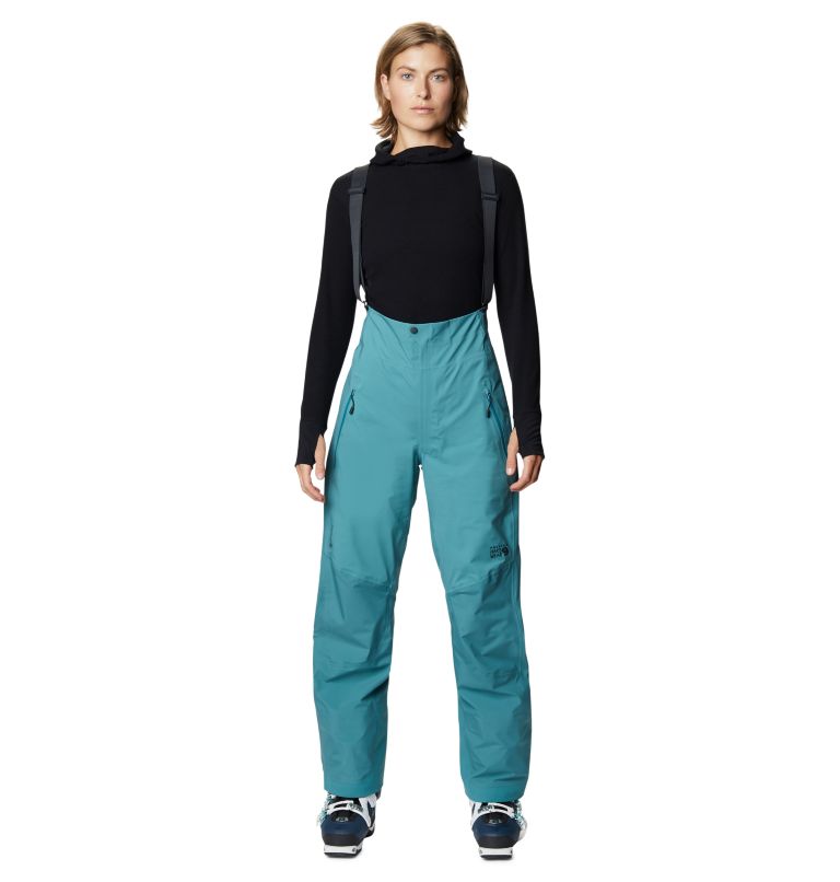 Women's High Exposure Gore-Tex C-Knit Bib, Color: Washed Turq, image 1
