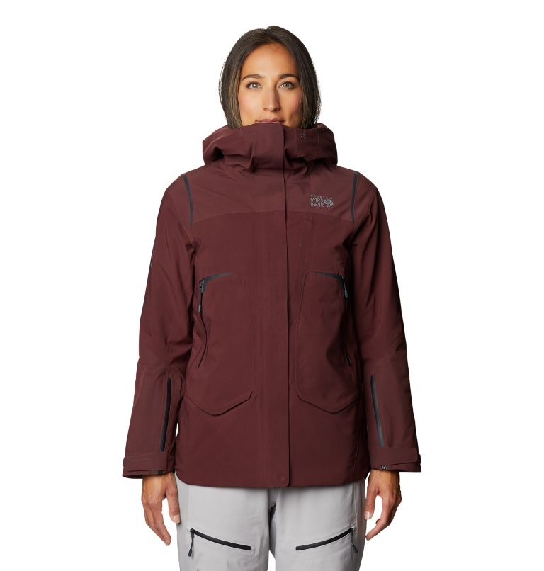 Manteau isolé Boundary Line Gore-Tex® Femme, Color: Washed Raisin, image 1
