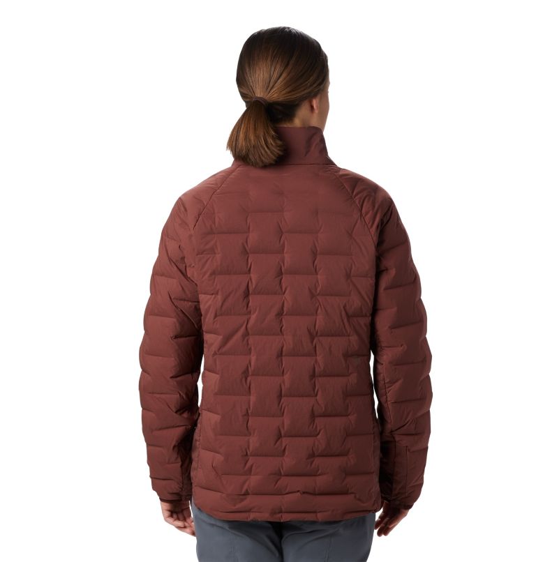 Women's Super/DS Stretchdown Shacket, Color: Dark Umber, image 2