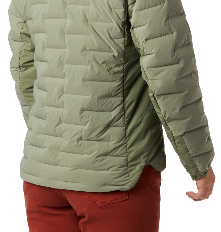 Women's Super/DS Stretchdown Shacket, Color: Light Army