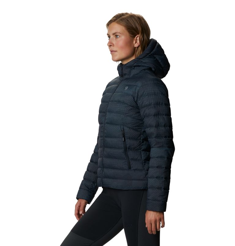 Women's Rhea Ridge/2 Hoody, Color: Dark Storm Woven Print, image 3