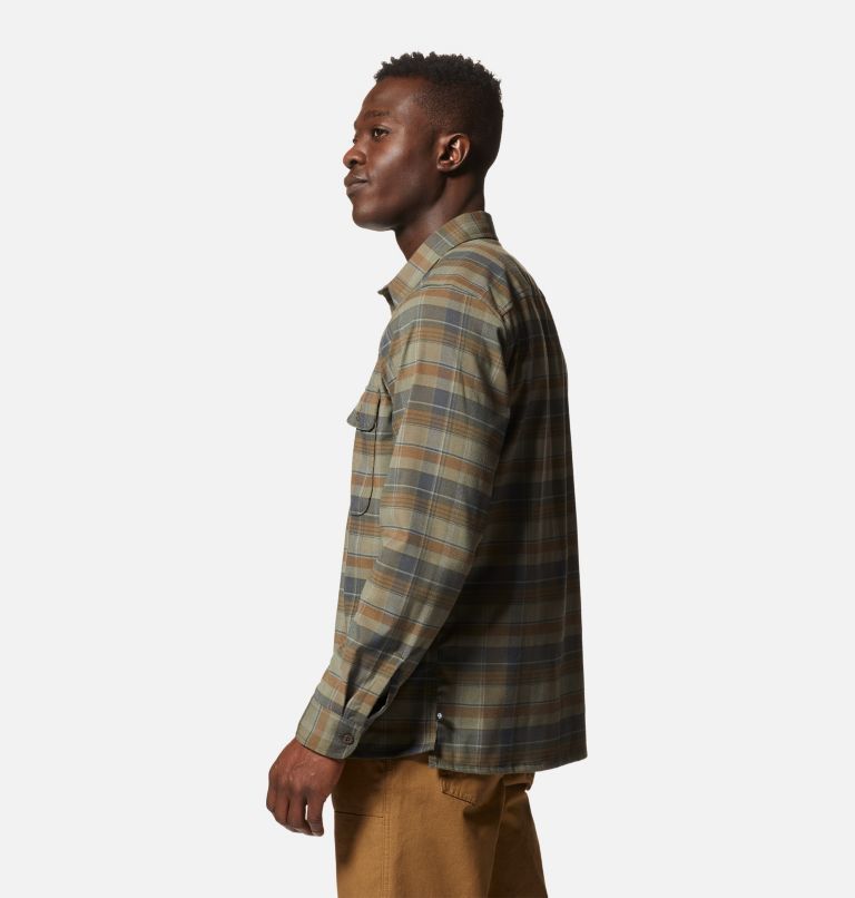 Men's Voyager One Long Sleeve Shirt, Color: Ridgeline Another Voyage Plaid, image 3