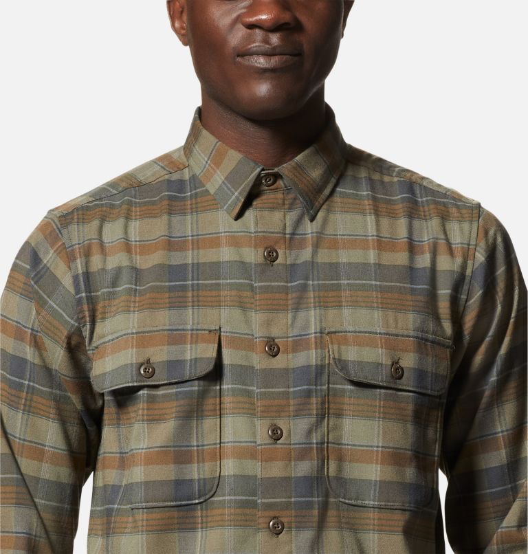Men's Voyager One Long Sleeve Shirt, Color: Ridgeline Another Voyage Plaid, image 4