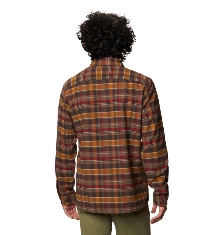 Thumbnail: Men's Voyager One Long Sleeve Shirt, Color: Golden Brown, image 2