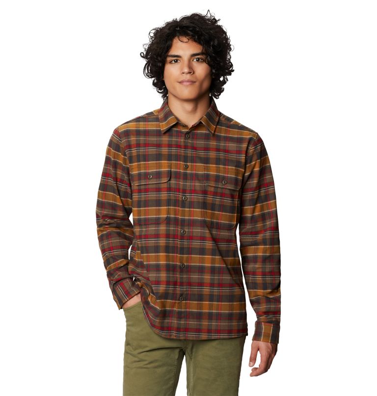Voyager One Long Sleeve Shirt | 233 | S, Color: Golden Brown, image 1