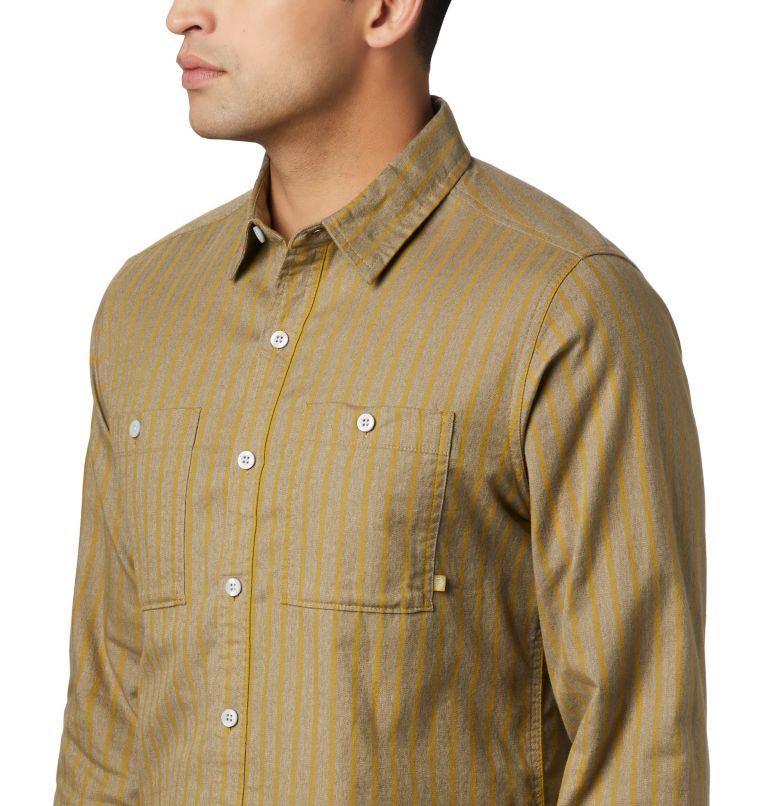 Thumbnail: Men's Standhart Long Sleeve Shirt, Color: Dark Bolt, image 3