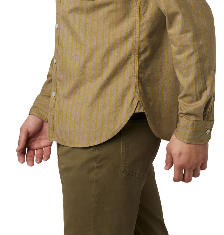Thumbnail: Men's Standhart Long Sleeve Shirt, Color: Dark Bolt, image 4