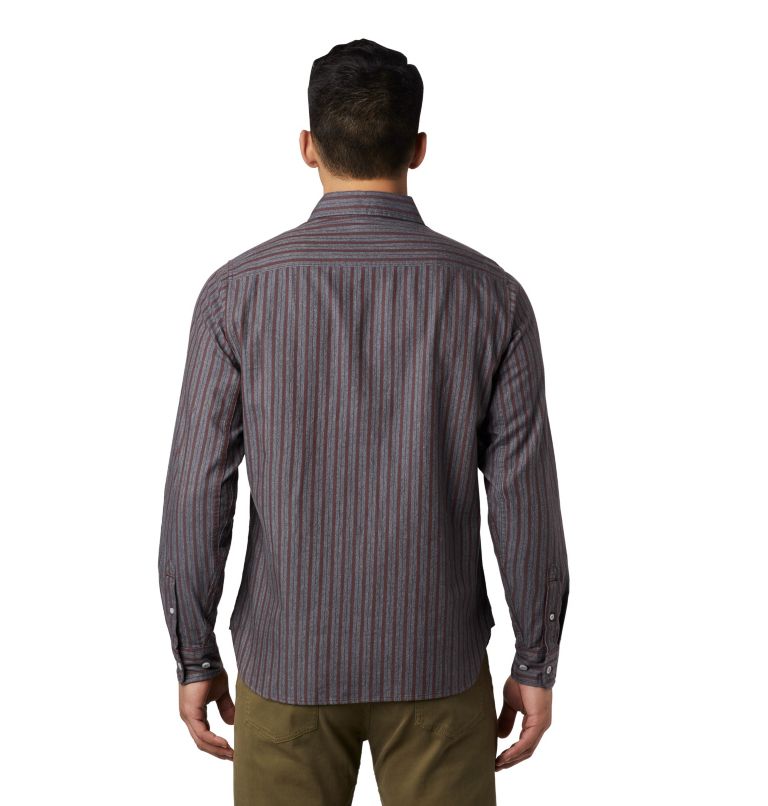 Men's Standhart Long Sleeve Shirt, Color: Dark Umber, image 2
