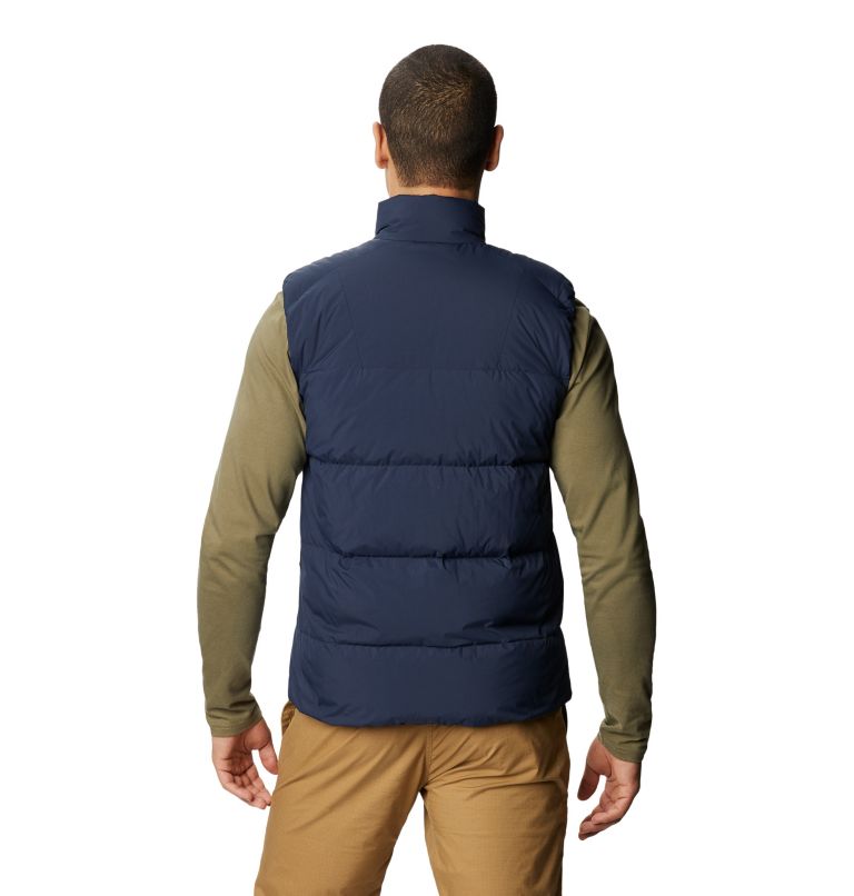 Men's Glacial Storm Vest, Color: Dark Zinc, image 2