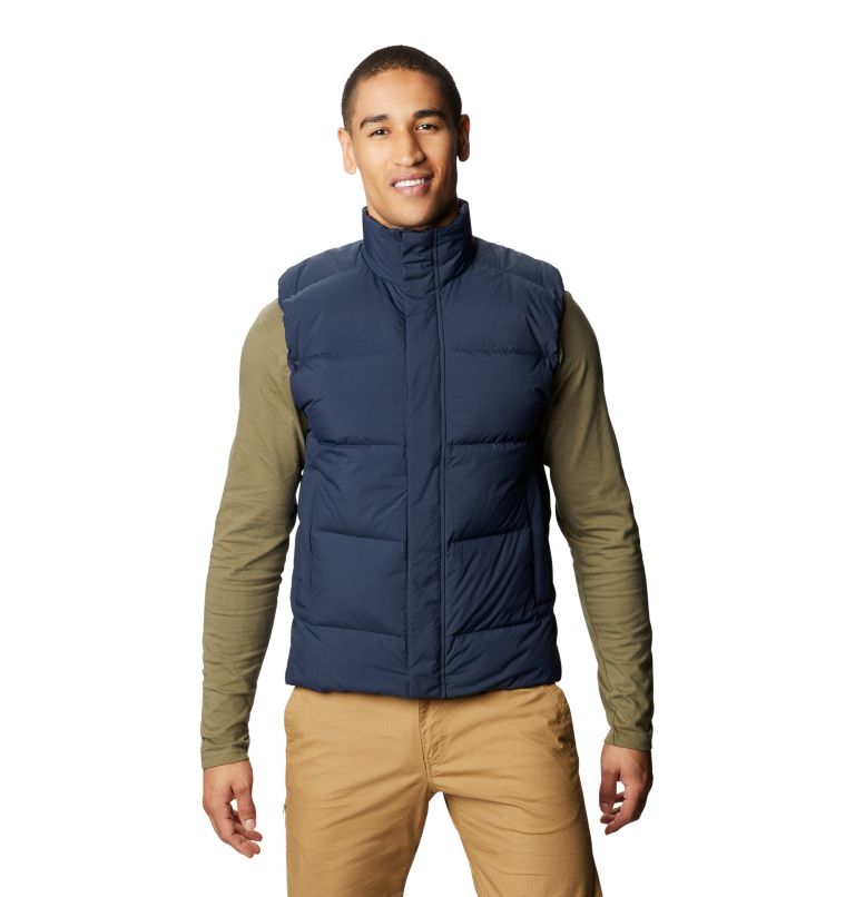 Thumbnail: Men's Glacial Storm Vest, Color: Dark Zinc, image 1