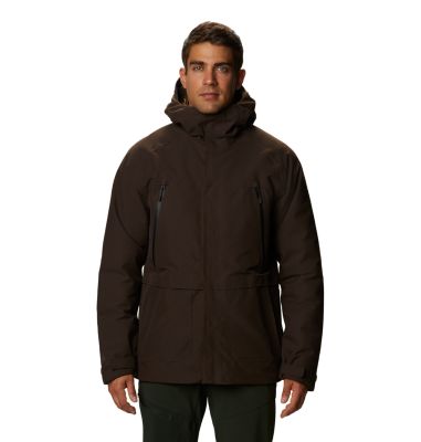 men's silent down shirt jacket