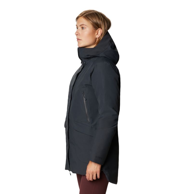 Women's Summit Shadow Down Parka, Color: Dark Storm, image 3