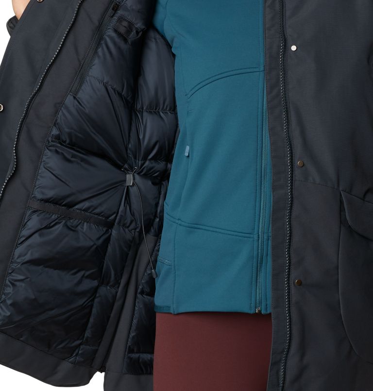Women's Summit Shadow Down Parka, Color: Dark Storm, image 5