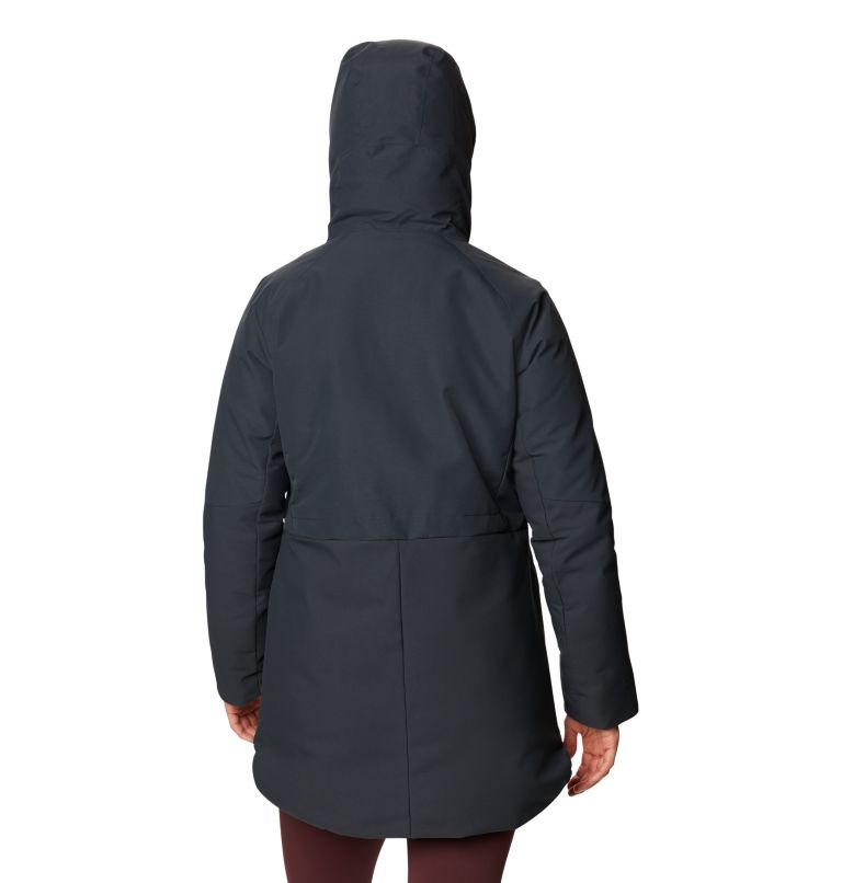Women's Summit Shadow Down Parka, Color: Dark Storm, image 2