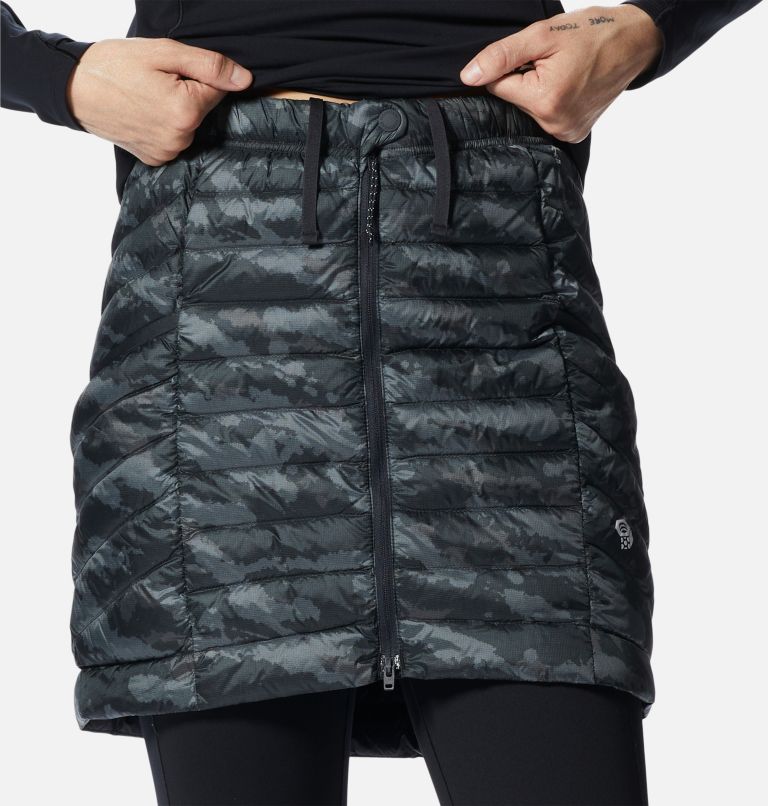 Thumbnail: Ghost Whisperer Skirt | 090 | XL, Color: Black Paintstrokes Print, image 4