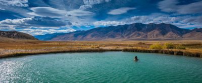Hot springs in Nevada's Ruby Valley