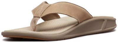 columbia men's leather flip flops