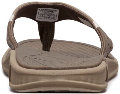 columbia leather flip flops