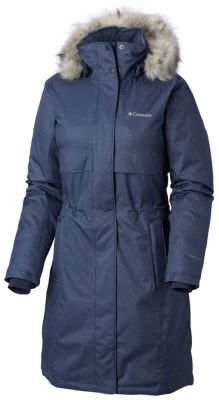 columbia women's flurry run down long omni heat jacket