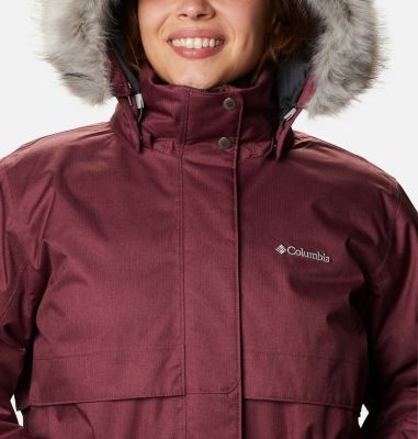 columbia women's apres arson ii long down jacket