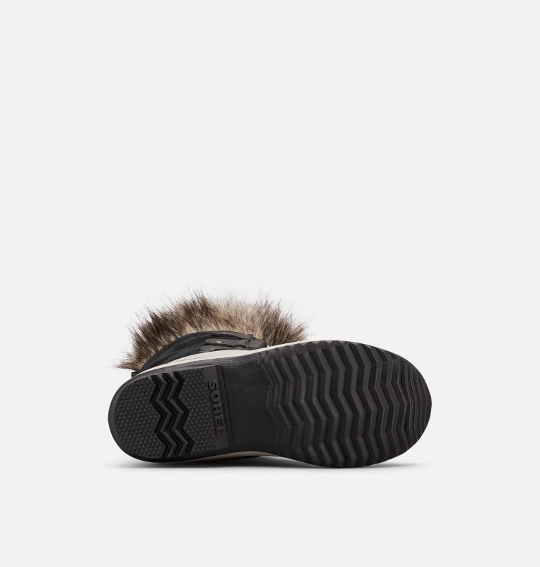 Sorel joan of arctic wedge hot sale shearling black