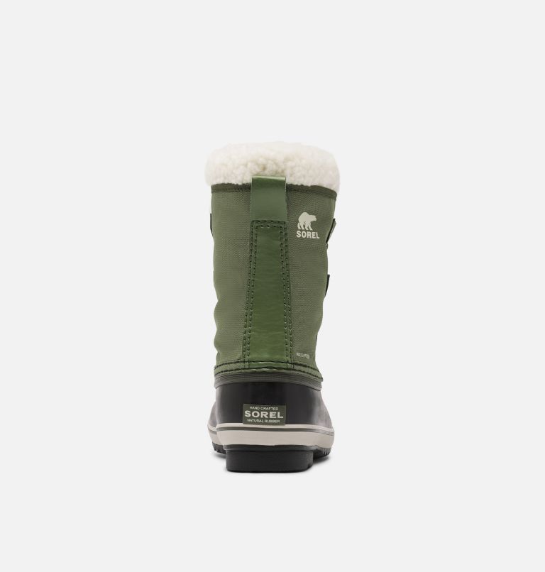 Thumbnail: Bota de nieve de nailon Yoot Pac para jóvenes, Color: Hiker Green, image 3