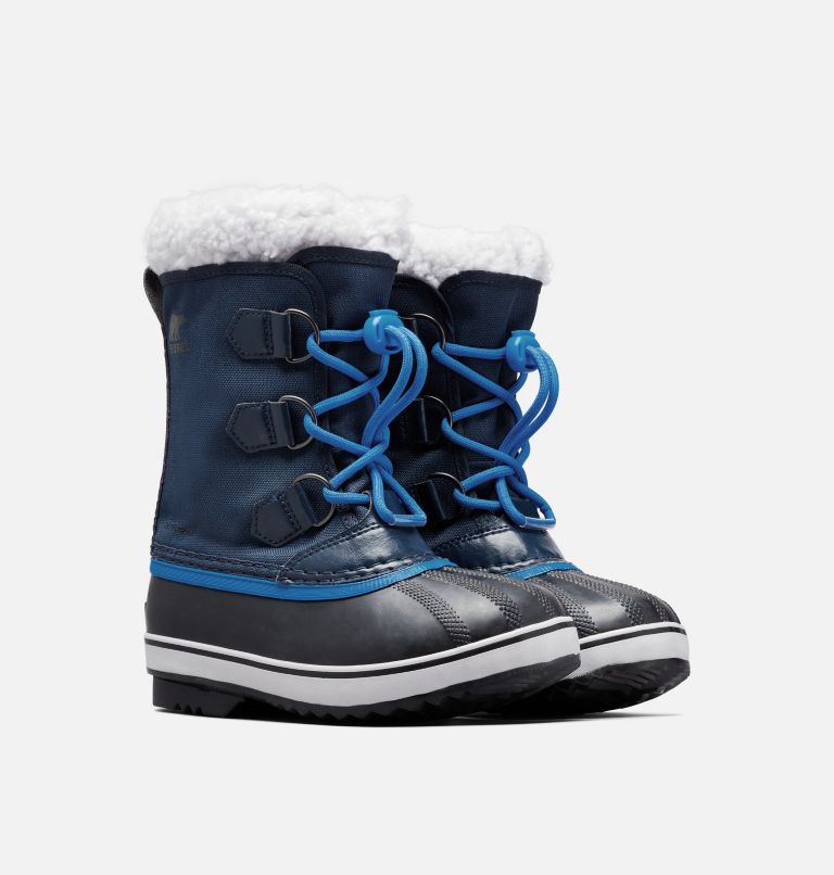 Thumbnail: Stivali da neve Yoot Pac Nylon da ragazzo, Color: Collegiate Navy, Super Blue, image 2