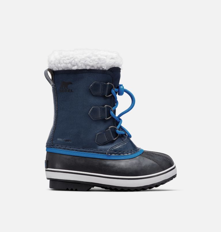 Youth Yoot Pac Nylon Snow Boot, Color: Collegiate Navy, Super Blue, image 1