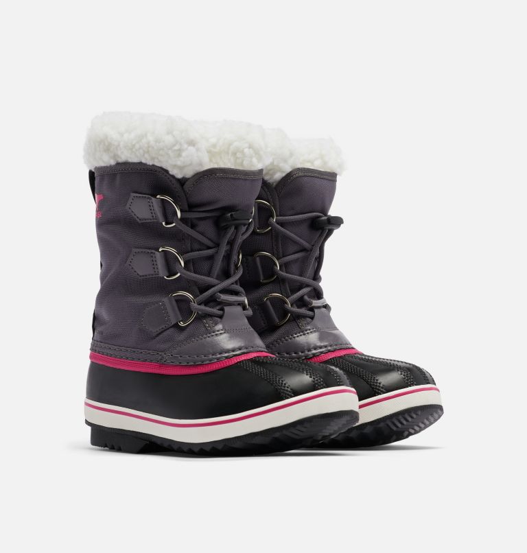 Thumbnail: Youth Yoot Pac Nylon Snow Boot, Color: Pulse, Black, image 2