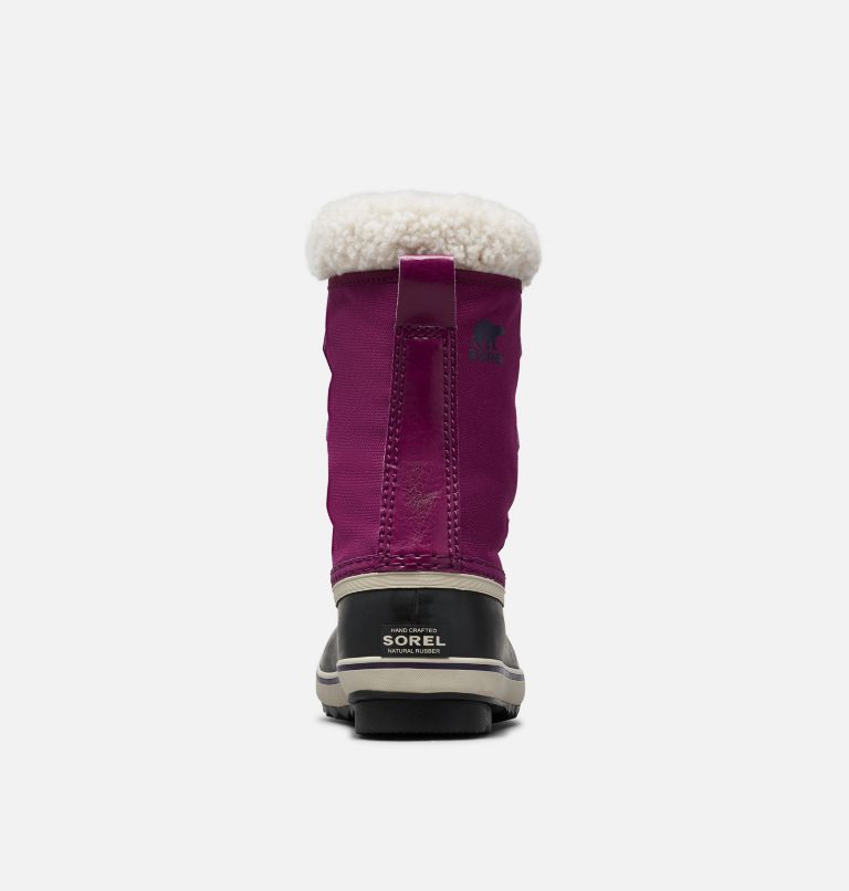 Thumbnail: Bota de nieve de nailon Yoot Pac para jóvenes, Color: Wild Iris, Dark Plum, image 3