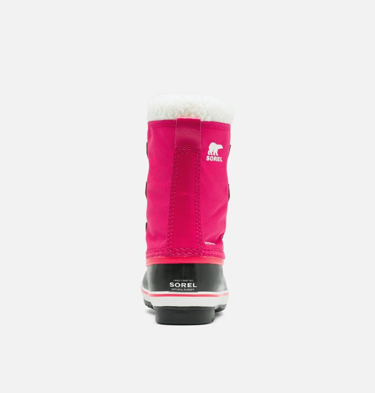Bota de nieve de nailon Yoot Pac para jóvenes, Color: Bright Rose, image 3
