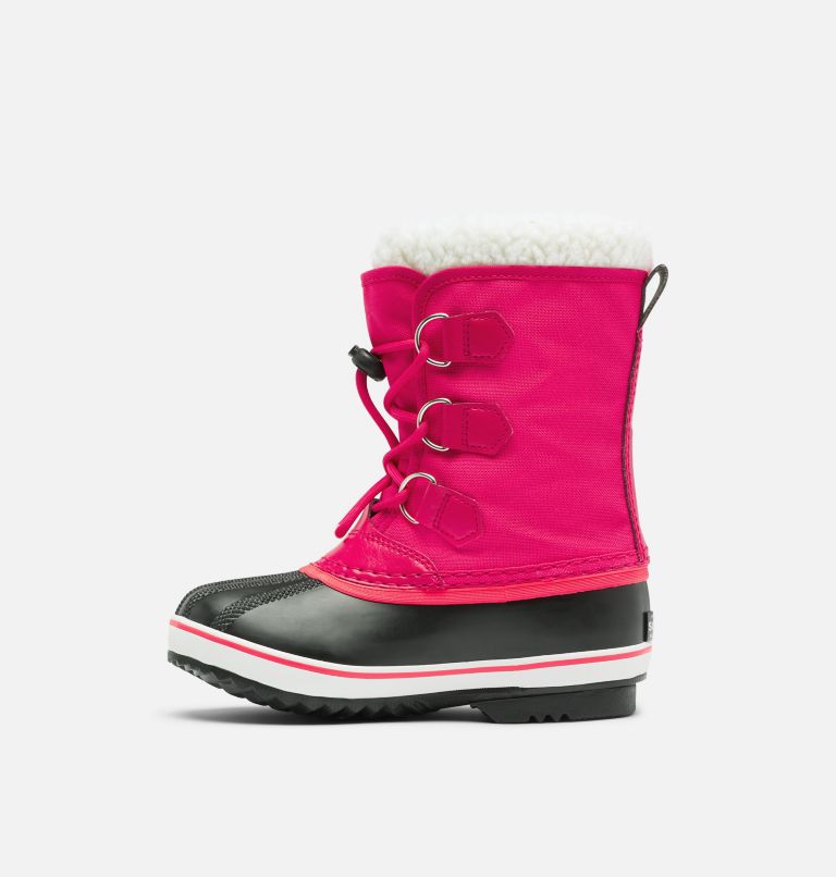 Thumbnail: Youth Yoot Pac Nylon Snow Boot, Color: Bright Rose, image 4