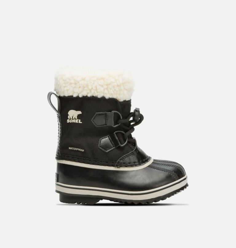 Kids' Yoot Pac Nylon Snow Boot, Color: Black, image 1