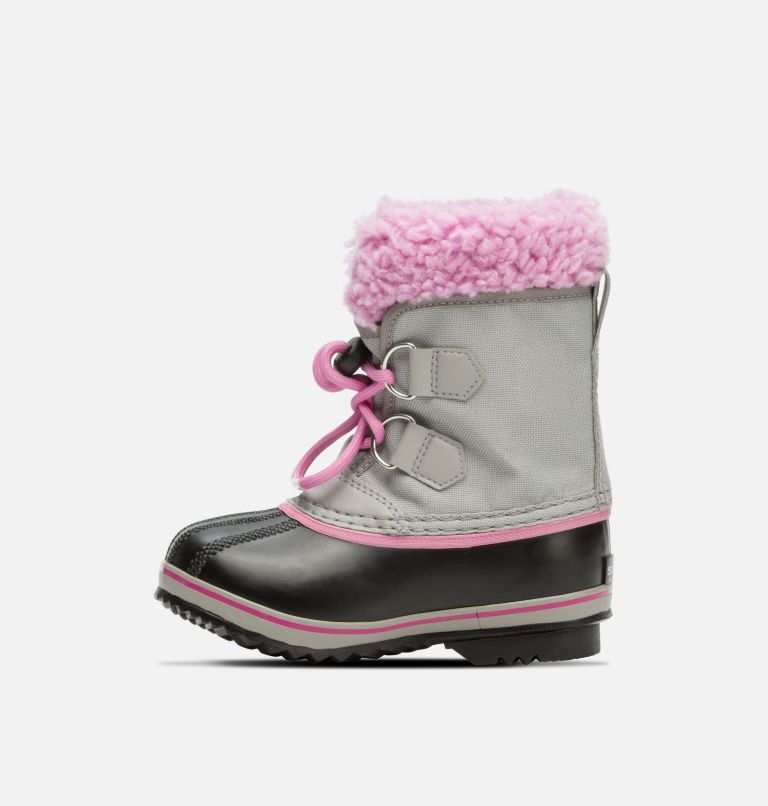Kids' Yoot Pac Nylon Snow Boot - 2023 COLLECTION, Color: Chrome Grey, Orchid, image 4