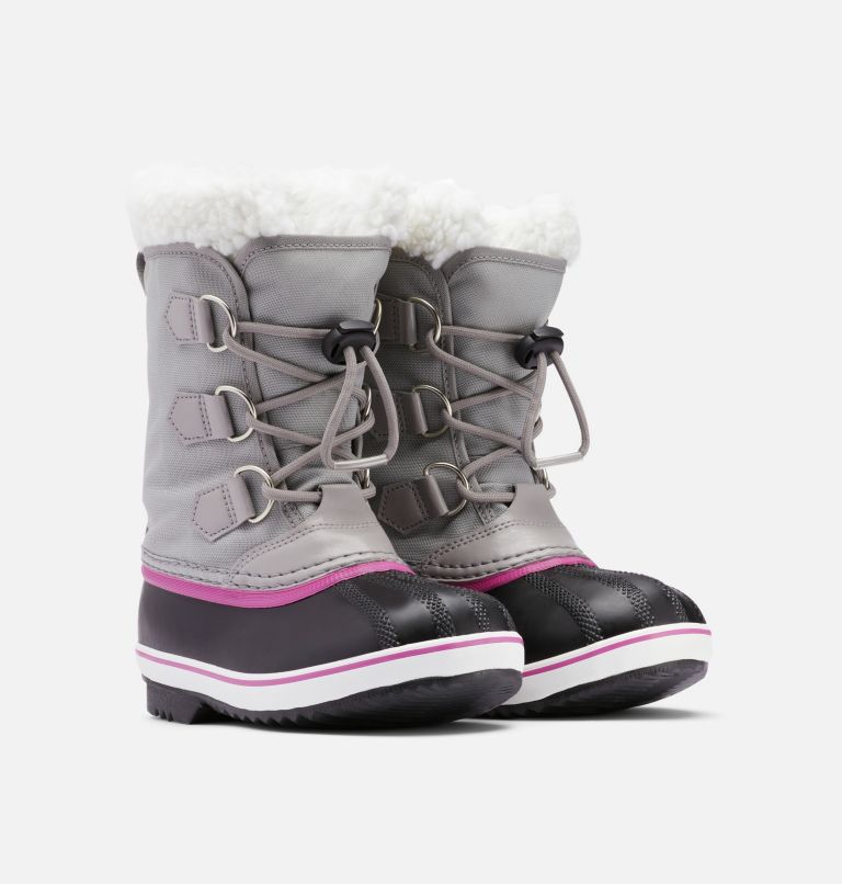 Children's Yoot Pac Nylon Boot, Color: Chrome Grey, Black, image 2