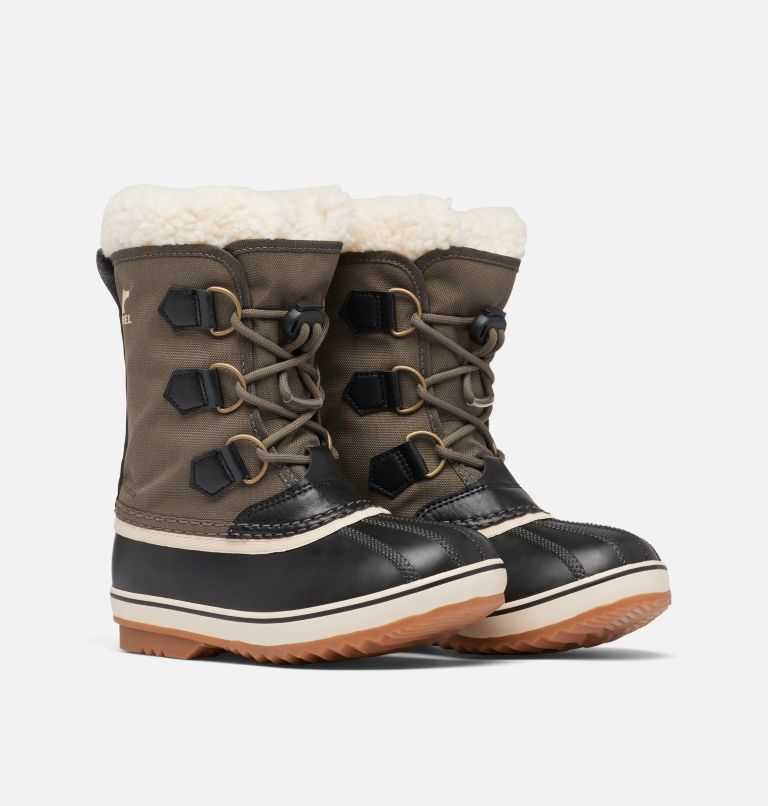 Kids' Yoot Pac Nylon Snow Boot, Color: Major, Black, image 2