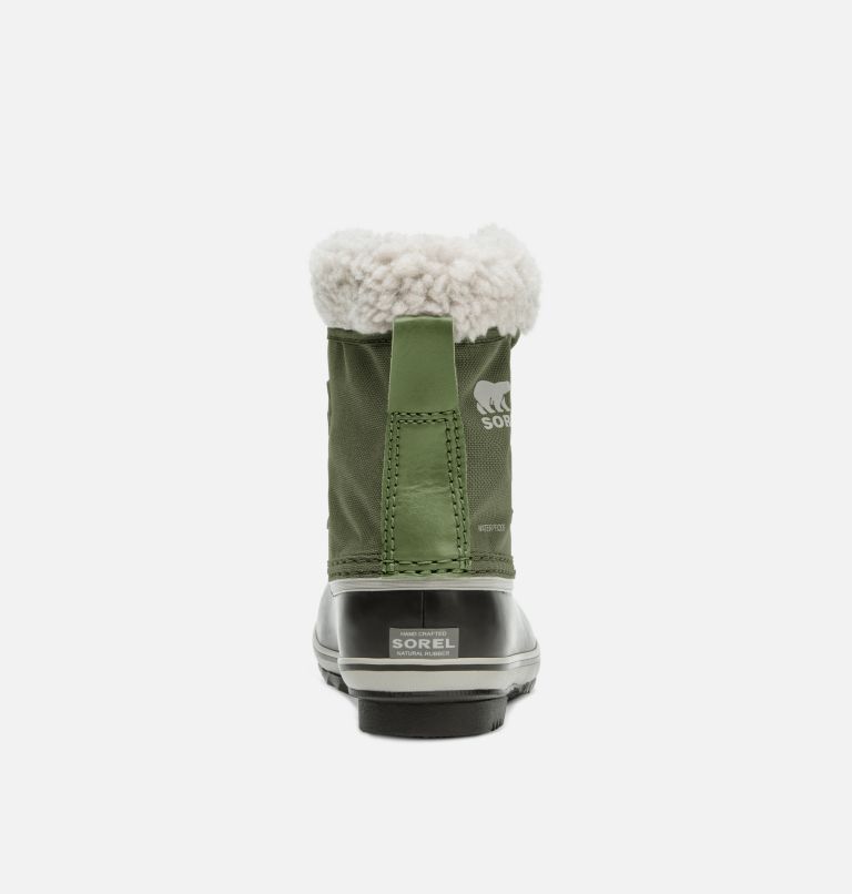 Thumbnail: Bota de nieve de nailon Yoot Pac para niños, Color: Hiker Green, image 3