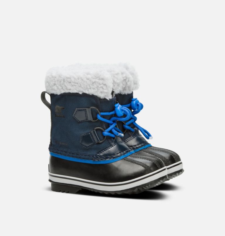Kids' Yoot Pac Nylon Snow Boot - 2023 COLLECTION, Color: Collegiate Navy, Super Blue, image 2