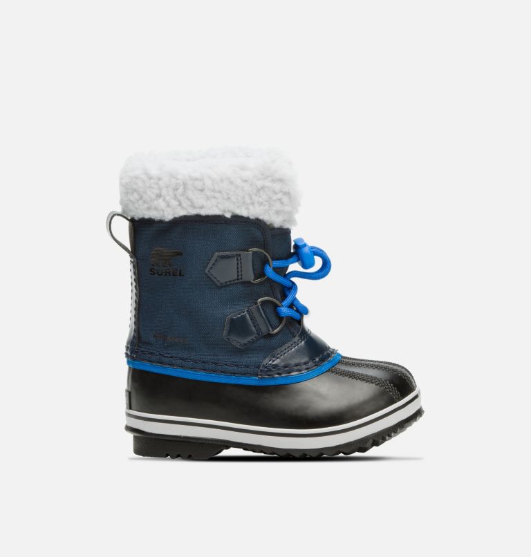 Kids' Yoot Pac Nylon Snow Boot, Color: Collegiate Navy, Super Blue, image 1