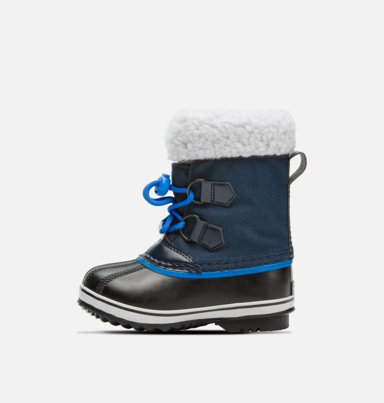Kids' Yoot Pac Nylon Snow Boot, Color: Collegiate Navy, Super Blue, image 4