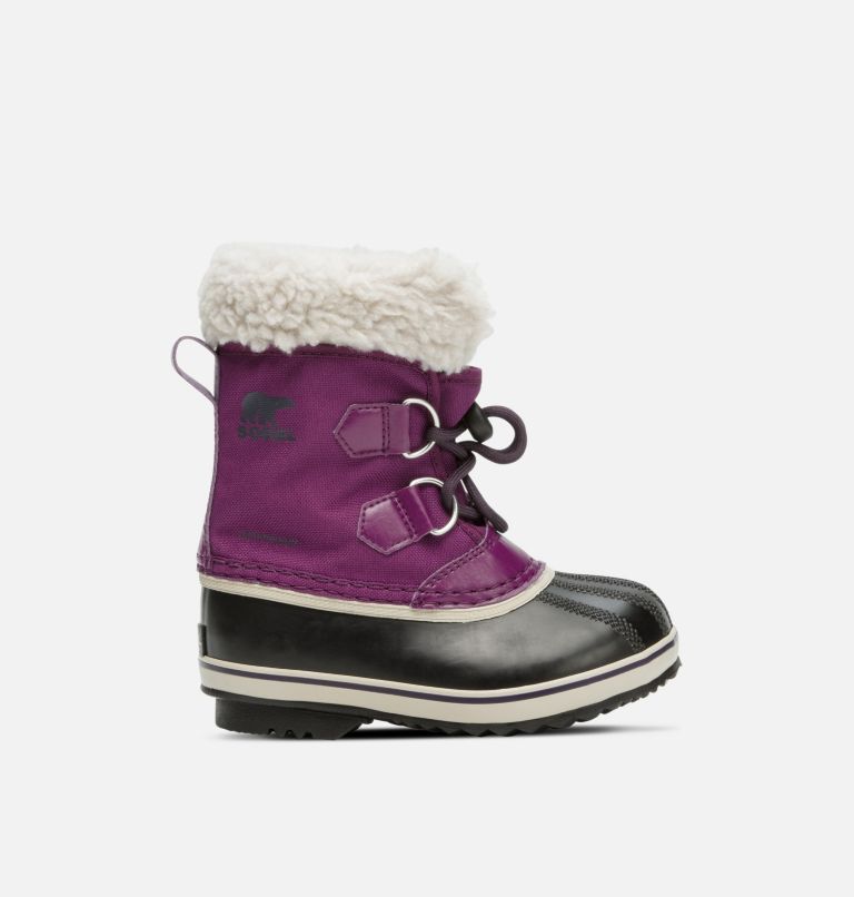 Kids' Yoot Pac Nylon Snow Boot, Color: Wild Iris, Dark Plum, image 1