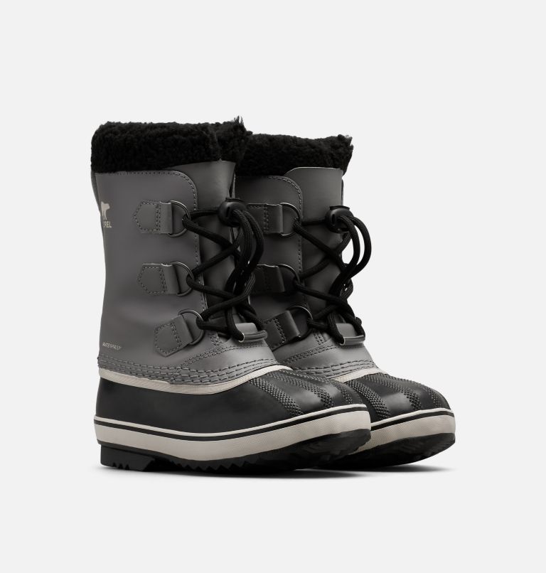 Thumbnail: Youth Yoot Pac Thermoplus Snow Boot, Color: Quarry, Black, image 2