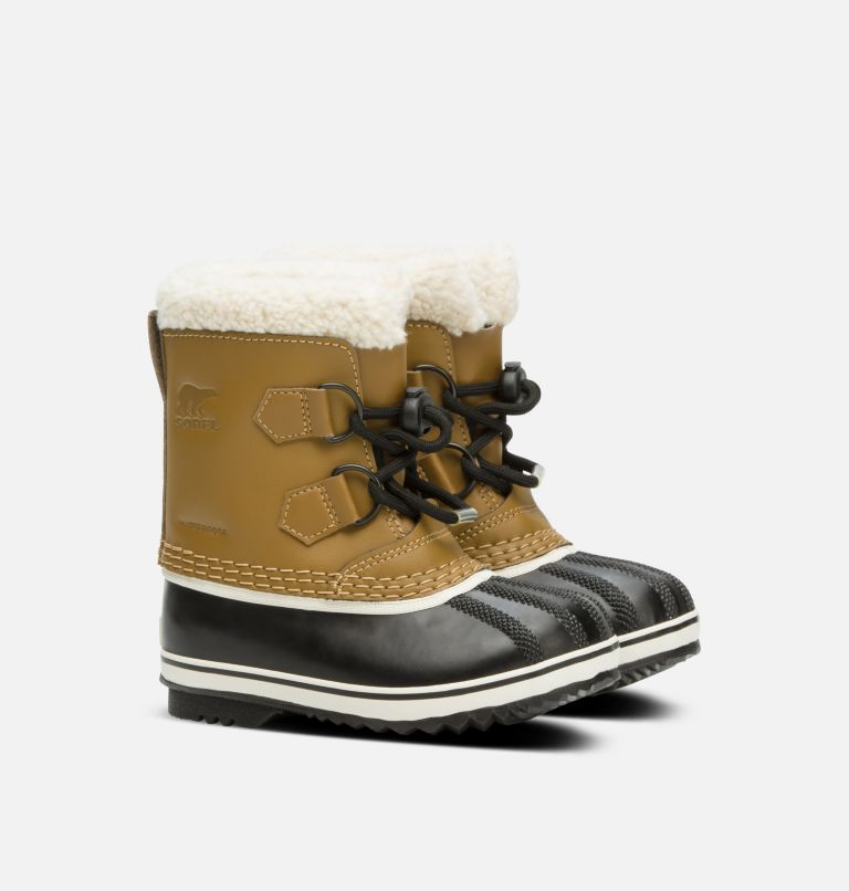 Kids' Yoot Pac Thermoplus Snow Boot, Color: Mesquite, image 2