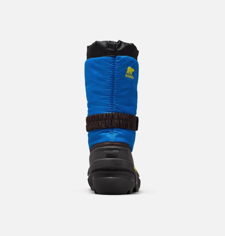 Youth Flurry Boot, Color: Black, Super Blue, image 3