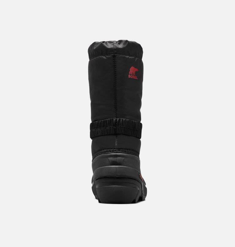 Thumbnail: Youth Flurry Snow Boot, Color: Black, Bright Red, image 3
