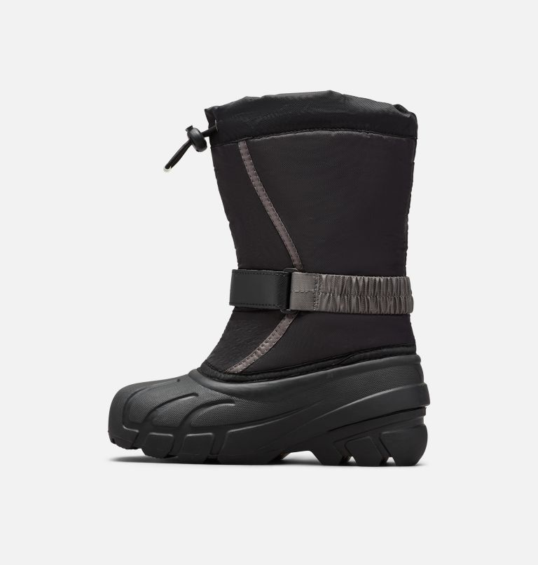 Youth Flurry Boot, Color: Black, City Grey, image 4