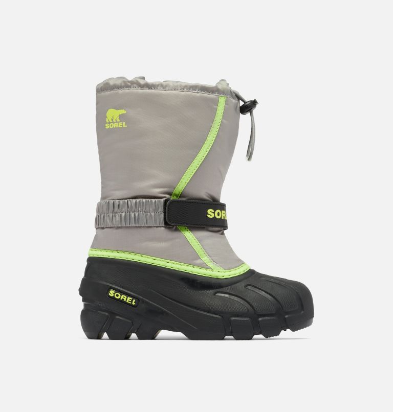 Youth Flurry Snow Boot, Color: Chrome Grey, Black, image 1