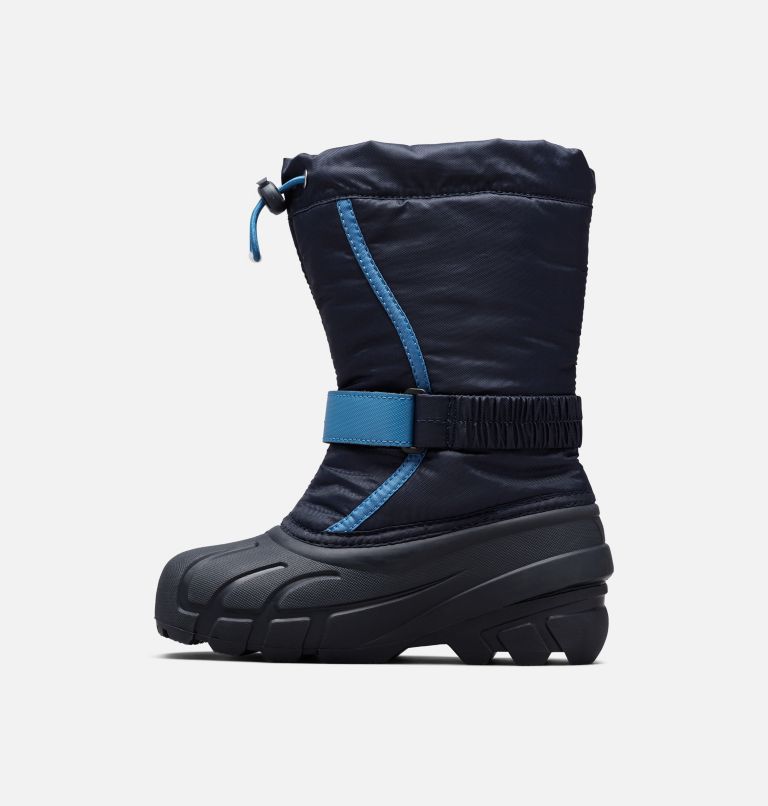 Thumbnail: Youth Flurry Snow Boot, Color: Collegiate Navy, Atmosphere, image 4