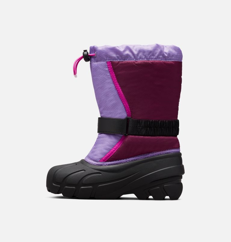 Bota de nieve Flurry para jóvenes, Color: Purple Dahlia, Paisley Purple